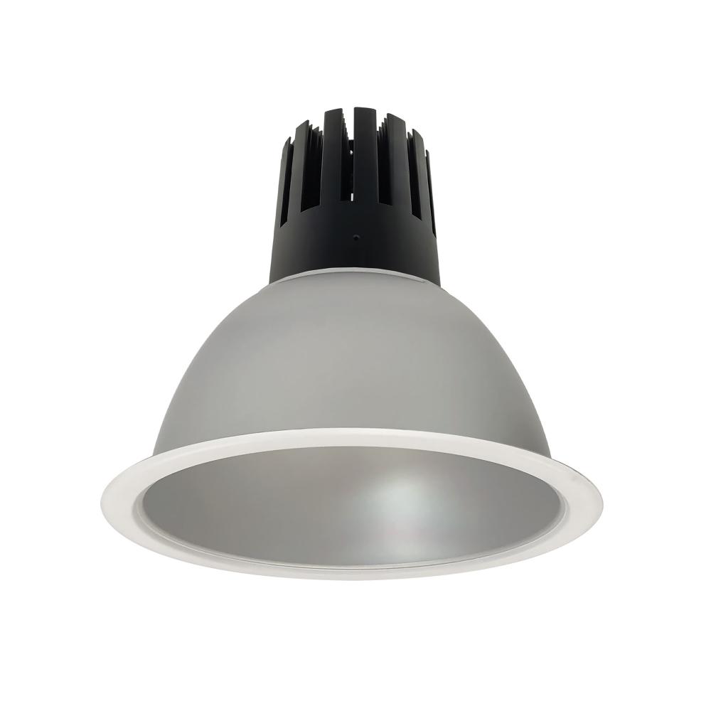 8" Sapphire III Round Open Reflector, 4500lm, 3000K, Flood Optic, Haze Reflector/Matte Powder