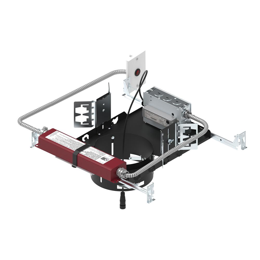 6" Sapphire III Non-IC New Construction Housing w/ Remote Test Switch EM Driver, 13W / 900lm,
