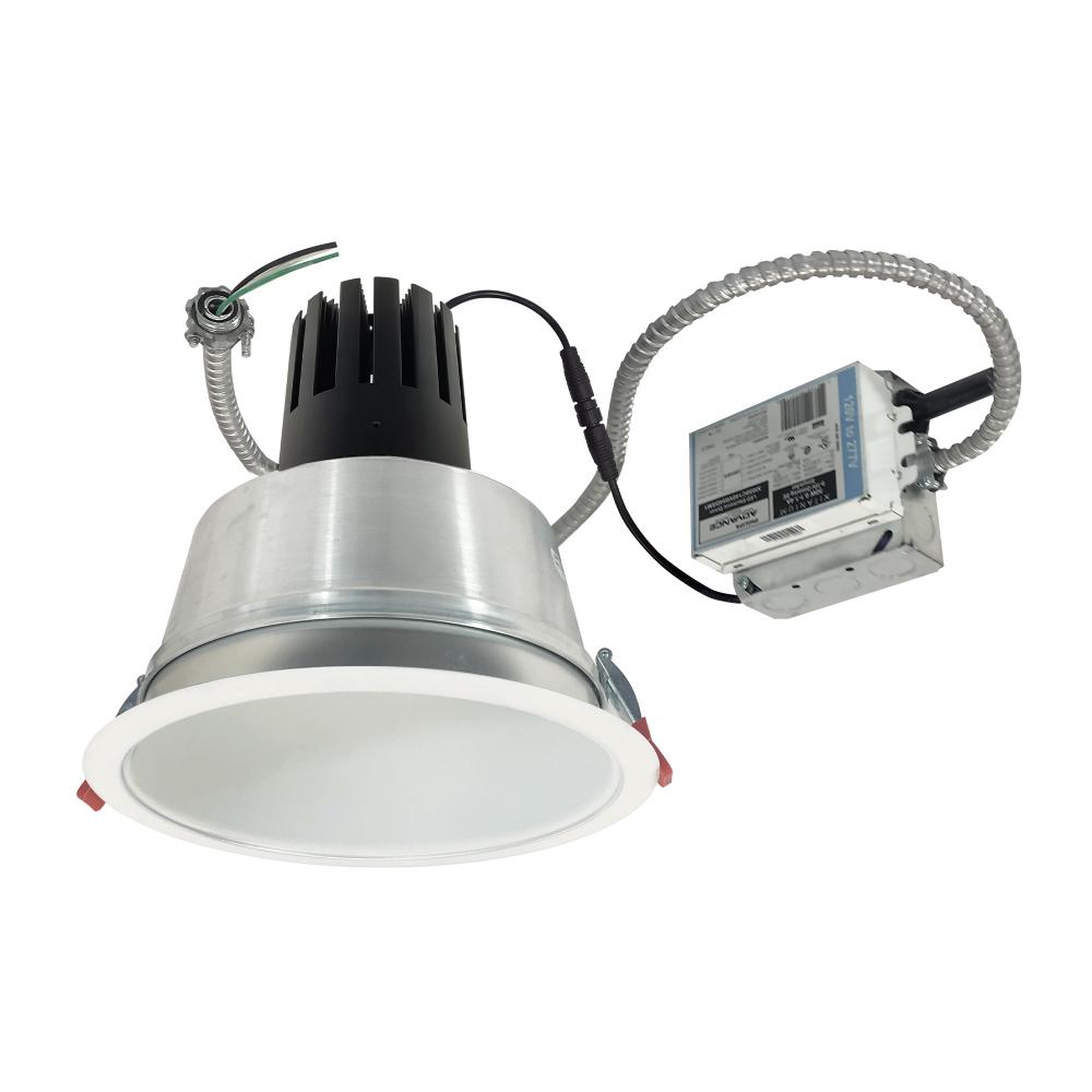 8" Sapphire III Retrofit, Matte Powder White Reflector/Matte Powder White Flange, 277V; 0-10V