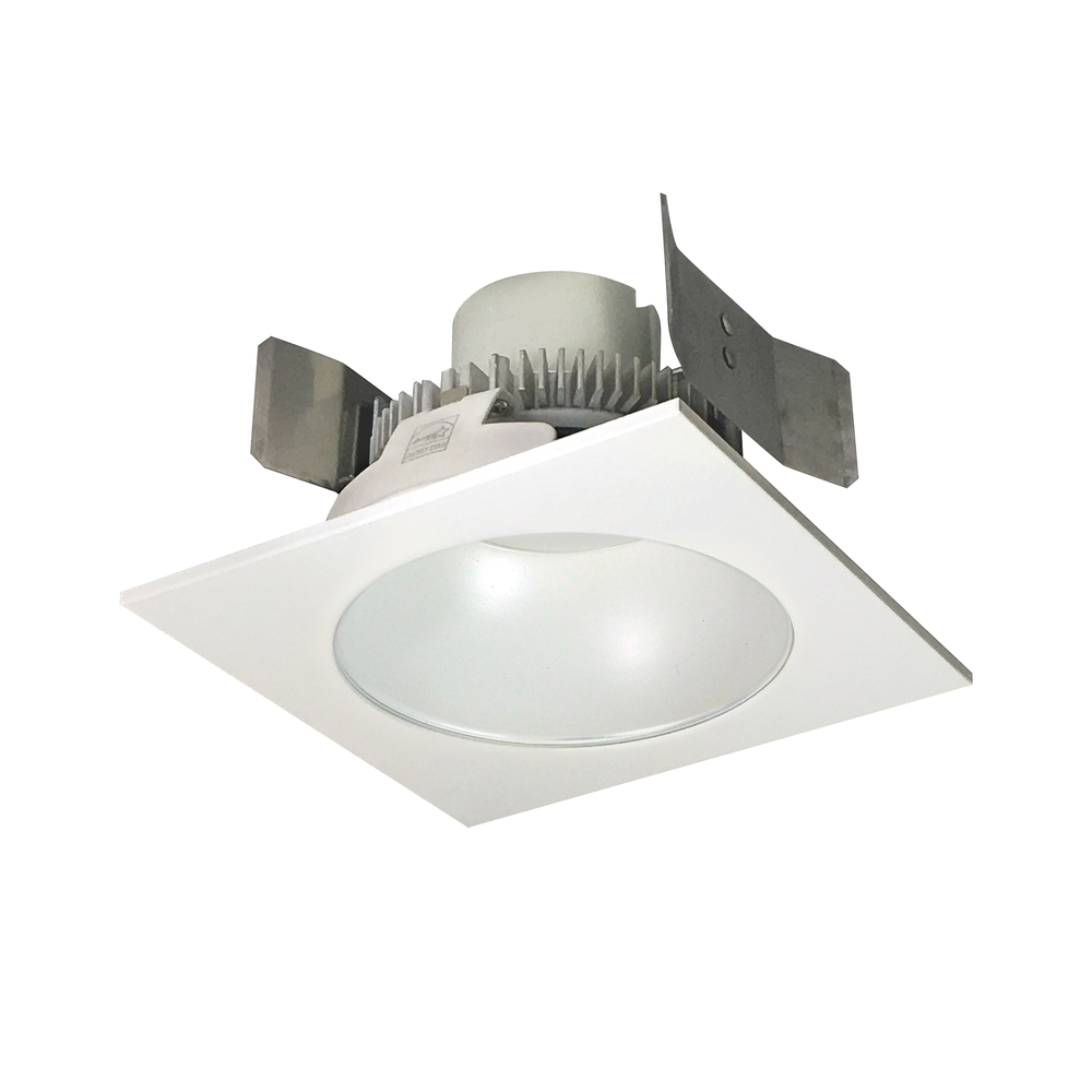 5" Cobalt Click Square Retrofit Reflector with Round Aperture, 750lm / 10W, 4000K, White