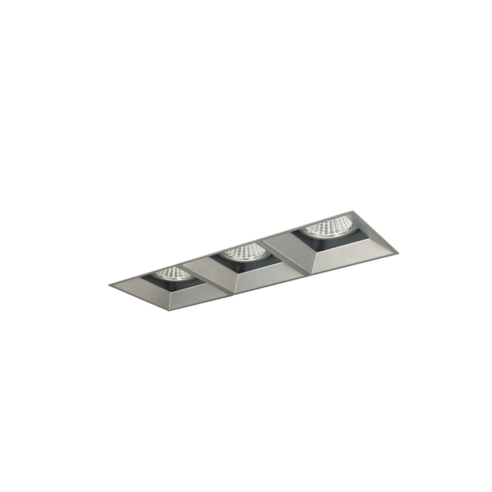 Iolite MLS 3-Head Trimless Reflector Kit, 5000K, 1000lm, Haze Fixed Downlt. Trims