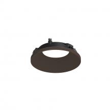 Nora NAPT-3RDNBZ/CL - 3" Apollo Round Flangeless Downlight Trim with Clear Lens, Bronze Finish