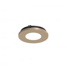 Nora NAPT-3RPHWD - 3" Apollo Round Flangeless Pinhole Trim, Wheat Diffused Finish
