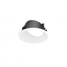 Nora NAPT-3RWWMPW - 3" Apollo Round Flangeless Wall Wash Trim, Matte Powder White Finish