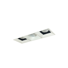 Nora NMIOTL-13-NF-AFF-27X-10-BMPW - Iolite MLS 3-Head Trimless Reflector Kit, 2700K, 1000lm, Black/MPW Adj. Snoot/Fixed Downlt. Trims