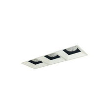 Nora NMIOTL-13-NF-FFF-30X-10-BMPW - Iolite MLS 3-Head Trimless Reflector Kit, 3000K, 1000lm, Black/MPW Fixed Downlt. Trims