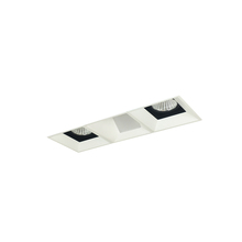 Nora NMIOTL-13-NF-FFW-30X-10-BMPW - Iolite MLS 3-Head Trimless Reflector Kit, 3000K, 1000lm, Black/MPW Fixed Downlt./Wall Wash Trims
