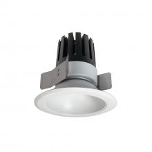 Nora NRM3-51L330FWW - 5" Marquise III Round Open Reflector, 2000lm, 3000K, Flood Optic, White Reflector/White Flange
