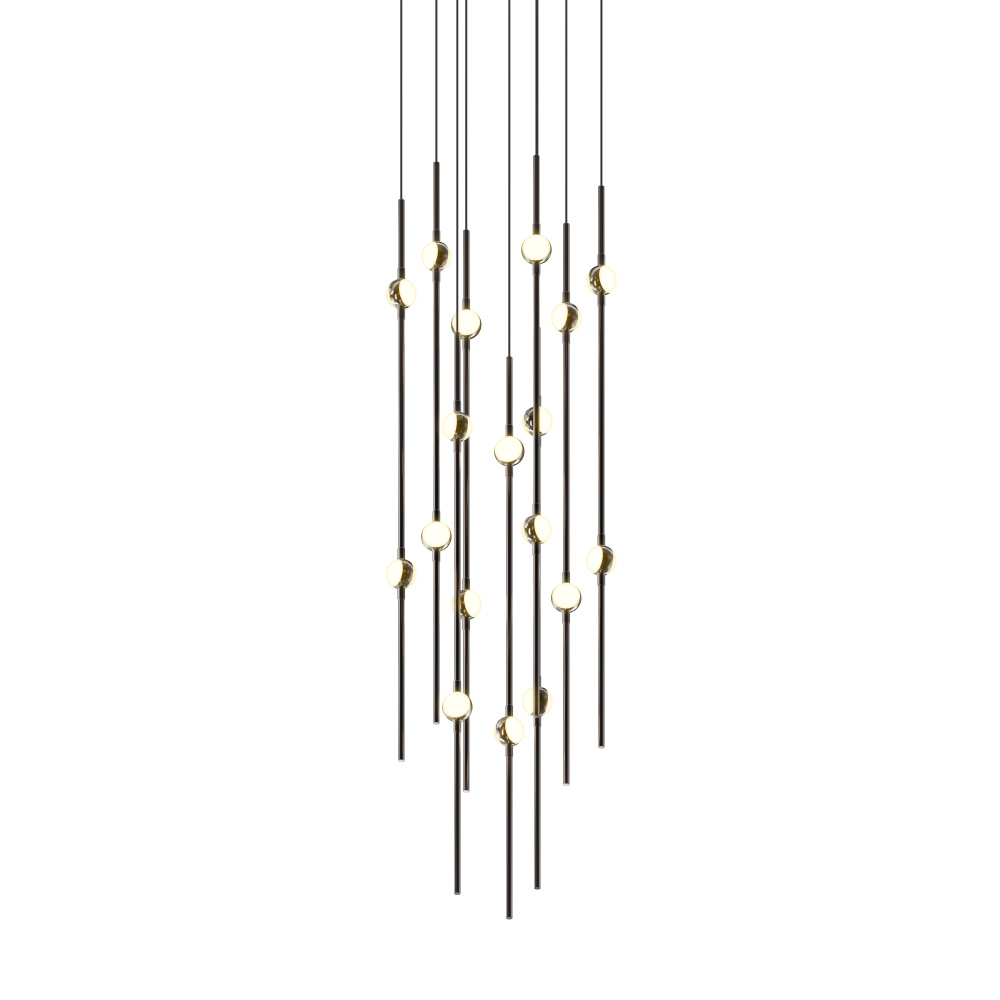 Aries 12" Round LED Pendant w/20' Cords