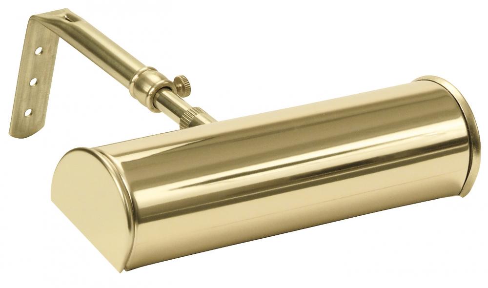 Advent 7" Polished Brass Battery Picture Lights Operated LED Plug-In Picture Lights