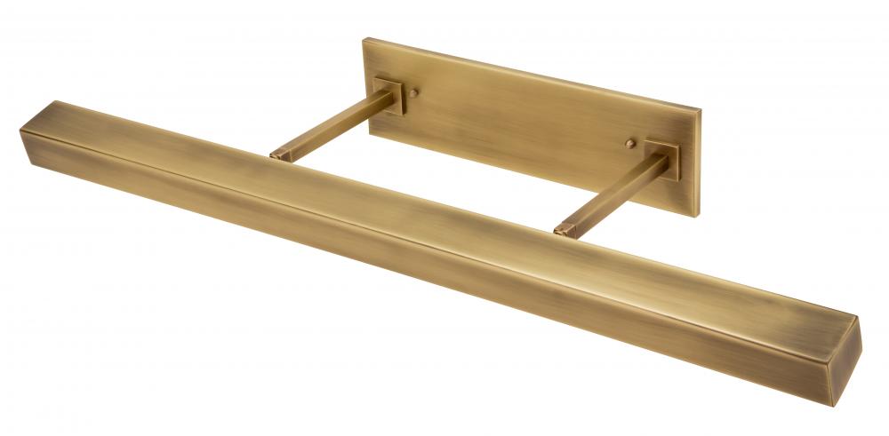 36" Direct Wire Guilford LED Plug-In Picture Lights in Weathered Brass