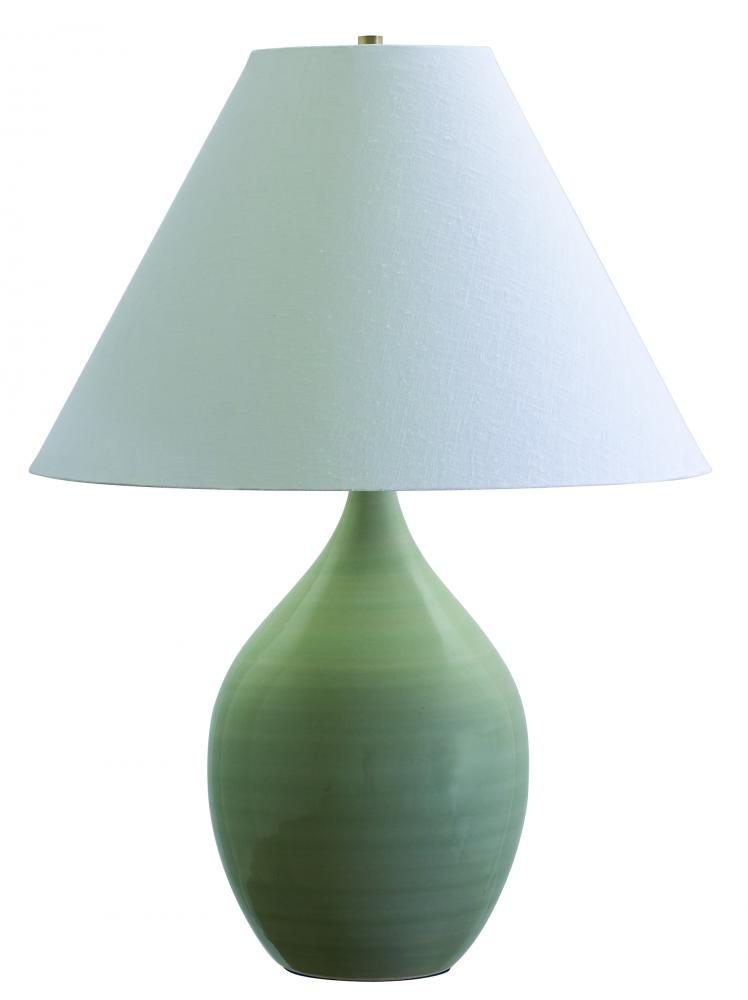 Scatchard 28" Stoneware Table Lamps in Celadon