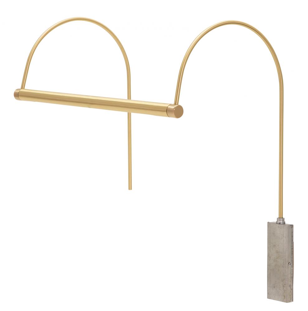 Ultra Slim-Line 15" LED Polished Brass Plug-In Picture Lights