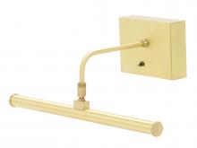 House of Troy BSLED12-51 - Battery Picture Lights Operated Slim-LED 12" Satin Brass Plug-In Picture Lights