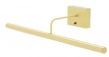 House of Troy BSLED24-51 - Battery Picture Lights Operated Slim-LED 24" Satin Brass Plug-In Picture Lights