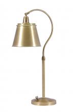 House of Troy HP750-WB-MSWB - Hyde Park Table Lamps Weathered Brass W/Metal Shade