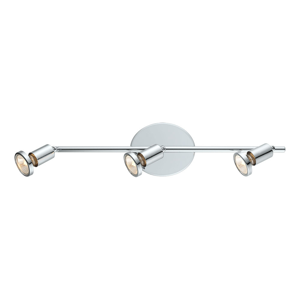 3 LT Fixed Track Light w/ a Chrome Finish & Adjustable Lamp Heads