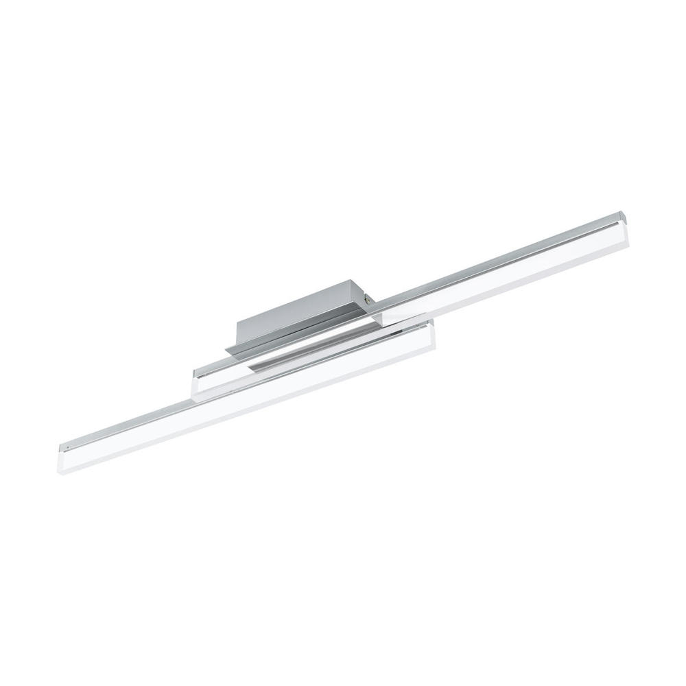 1 LT Integrated LED Ceiling Light w/ Chrome Finish & Satin Acrylic Shade