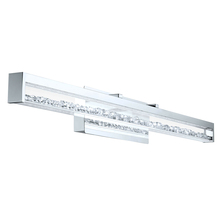 Eglo 201731A - 1 LT Integrated LED Bath/Vanity Light w/ Chrome Finish, Clear Glass w/ Clear Stones