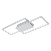 Eglo 204049A - Integrated LED Ceiling / Wall Light w/ Brushed Aluminum Finish & White Acrylic Diffuser