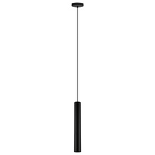 Eglo 62547A - 1 LT Cylinder Pendant w/ Matte Black Finish