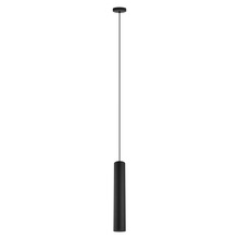 Eglo 62558A - 1 LT Cylinder Pendant w/ Matte Black Finish