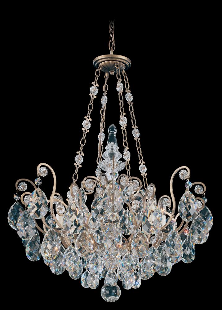 Renaissance 8 Light 120V Pendant in Heirloom Bronze with Crystals from Swarovski®