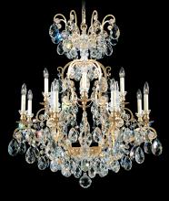 Schonbek 1870 3772-23S - Renaissance 13 Light 120V Chandelier in Etruscan Gold with Crystals from Swarovski®