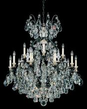 Schonbek 1870 3773-51S - Renaissance 16 Light 120V Chandelier in Black with Crystals from Swarovski®