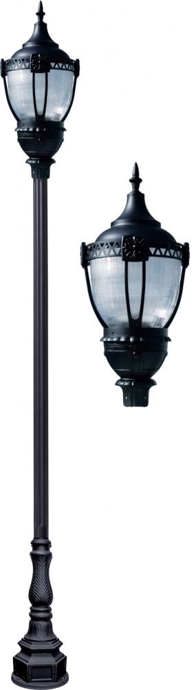 CAST ALUM DRK TOP DECO BASE ACORN FIX 35W HPS MT