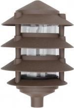 Dabmar D5100-BZ - PAGODA FIX 4 TIER 6" TOP 1/2" BASE INCAND 120V