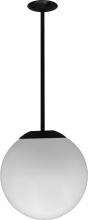 Dabmar D7502-18-B - 18" CEILING GLOBE FIX 18" DROP 250W INCAND 120V