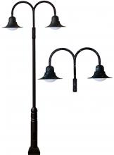 Dabmar GM6206-VG-MT - DROP LIGHT POST FIX 2 X 70W MH MT