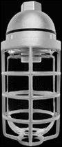 RAB Lighting VP100DG-3/4 - VAPORPROOF 100 PENDANT 3/4 INCH WITH GLASS GLOBE CAST GUARD