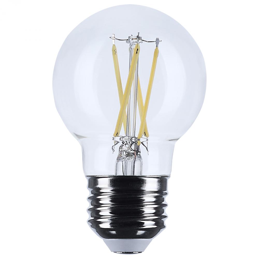 4 Watt G16.5 LED; Medium Base; Clear; 3500K CCT; 120 Volt