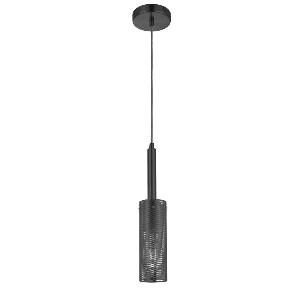 1 Light Pendant in Matte Black