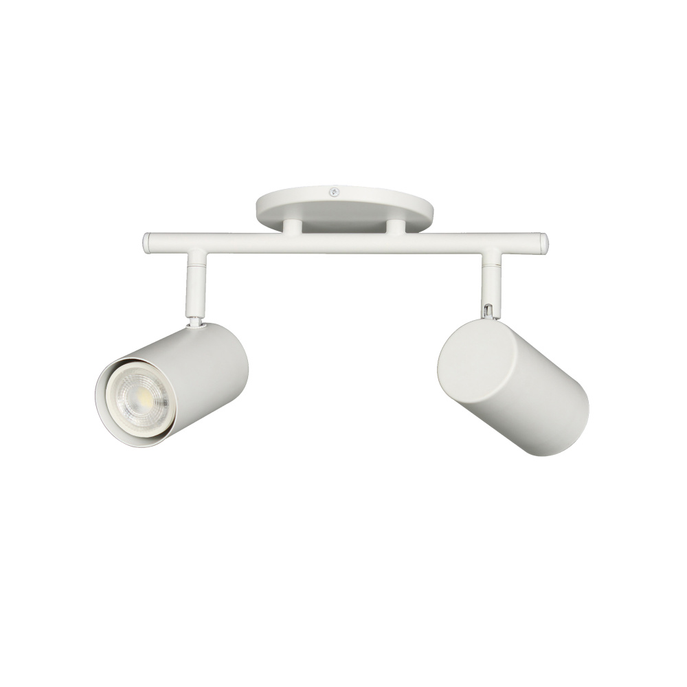 2 Light Track Light in Matte White