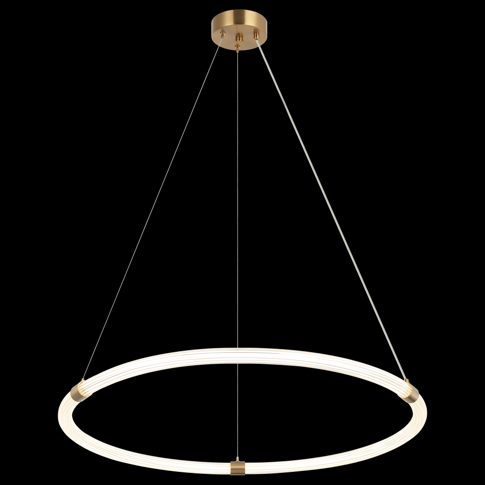 Inkara Aged Gold Brass Pendant