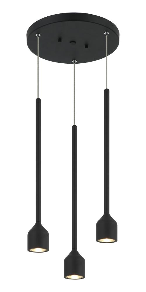 Lumenagio Matte Black Pendant