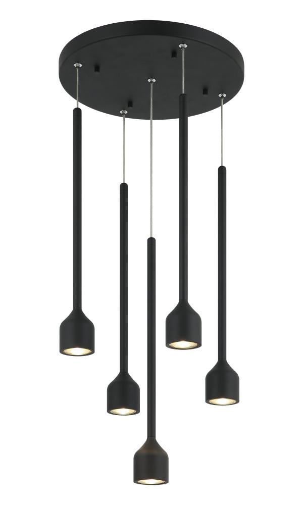Lumenagio Matte Black Pendant