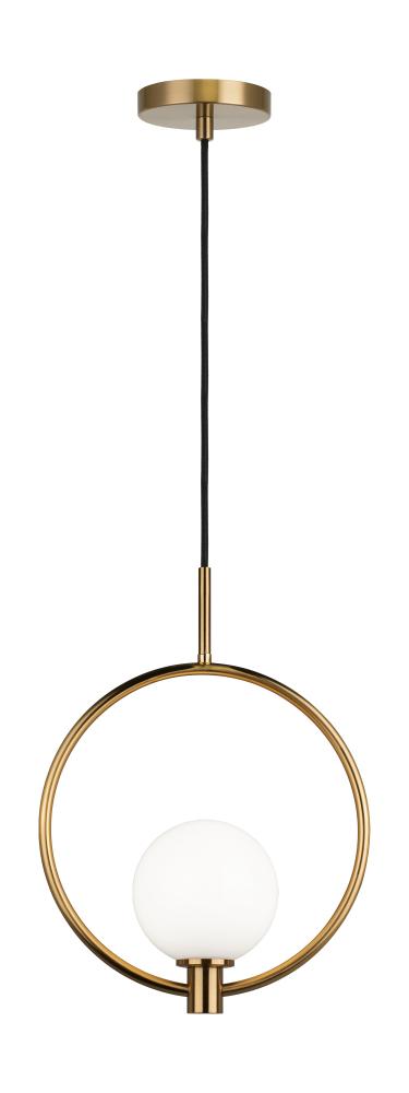 Averley Aged Gold Brass Pendant