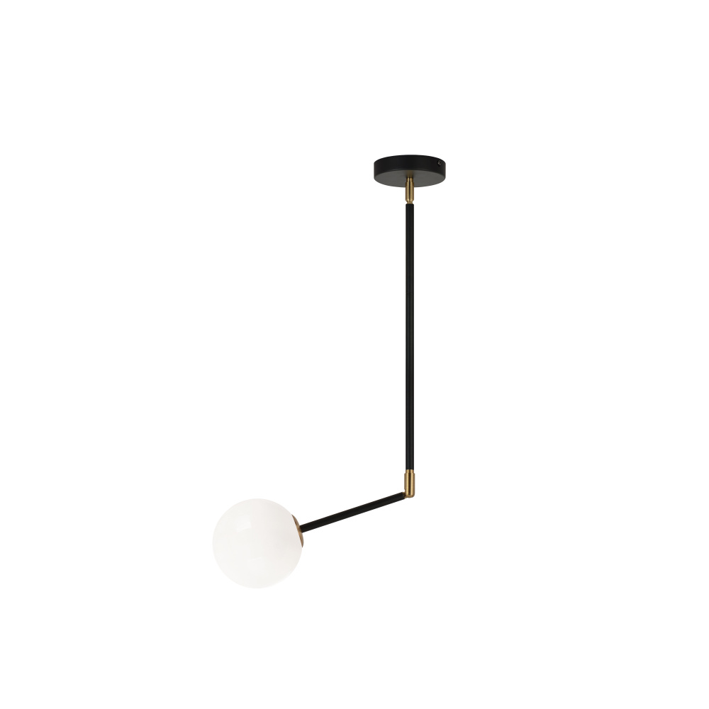 Novu Aged Gold Brass Pendant