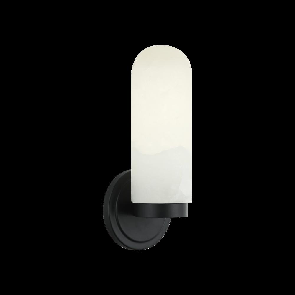 Capsula Matte Black Wall Sconce