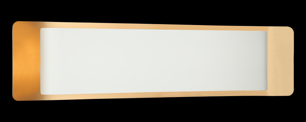 Kumilo White + Aged Gold Brass Wall Sconce