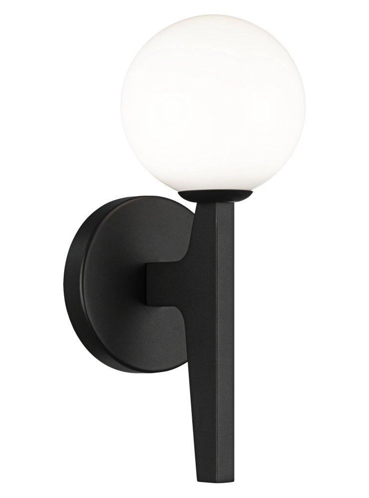 Scriben Matte Black Wall Sconce