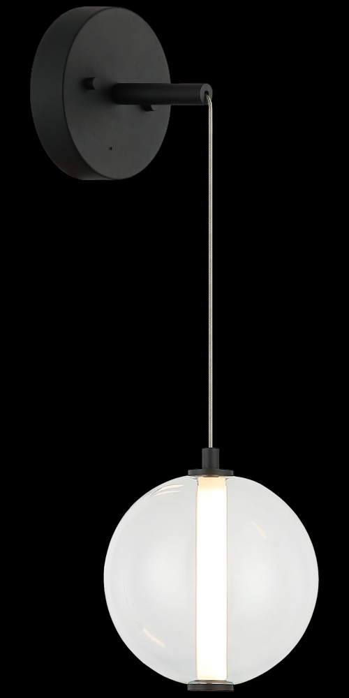 Belange Matte Black Wall Sconce