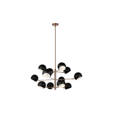 Matteo Lighting C31712MBAG - Orb Matte Black Pendant