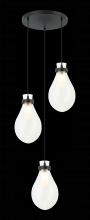 Matteo Lighting C31903MB - Seranna Matte Black Pendant