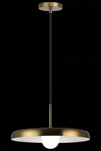 Matteo Lighting C34421AGOP - Creston Aged Gold Brass Pendant