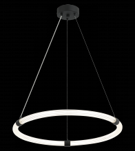Matteo Lighting C34824MB - Inkara Matte Black Pendant